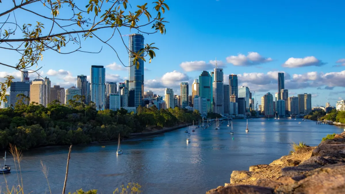 brisbane river skyline