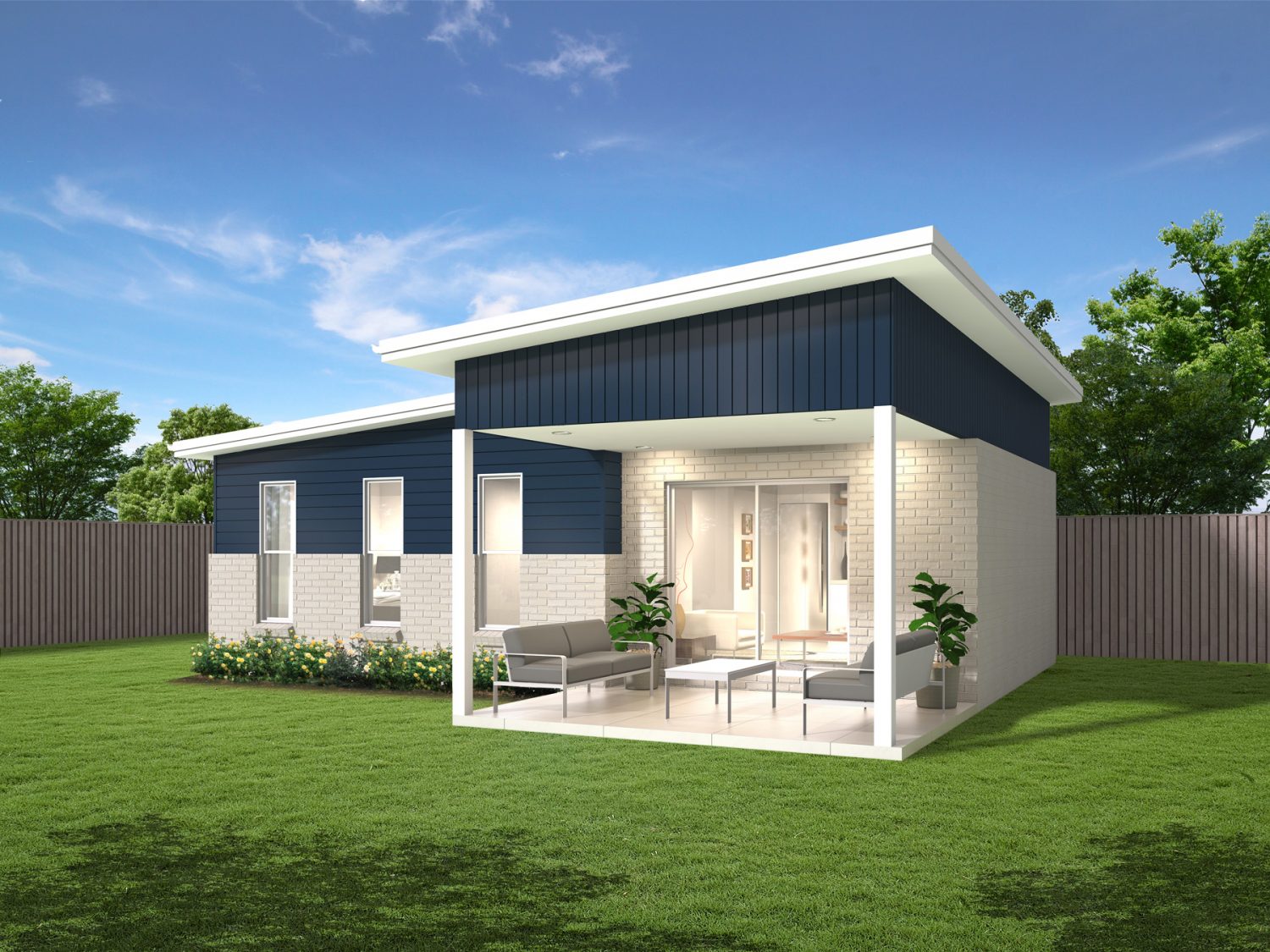 Granny Flat Bungalow Retro